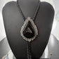 Sterling Silver Southwestern Style Teardrop Onyx Bolo Tie For Men