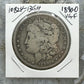 1890-O US 90% Morgan Silver Dollar VG-F #10824-13GH