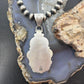 Sterling Silver Southwestern Style Teardrop Sediment Jasper Pendant For Women