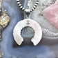 Southwestern Style Sterling Silver Decorated Unisex Cluster Naja Pendant