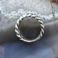 Carolyn Pollack Sterling Silver Swirls & Ropes Decorated Ring Size 7.75 For Women