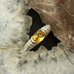 Carolyn Pollack Sterling Silver Faceted Citrine Decorated Ring For Women