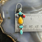 Sterling Silver Southwestern Style Multistone Dangle Earrings For Women #4