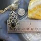 Carolyn Pollack Vintage Southwestern Style Sterling Gemstone Filigree Pendant