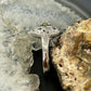 Carolyn Pollack Sterling Silver Peridot Decorated Ring Size 9 For Women