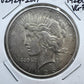 1926-D US 90% Peace Silver Dollar VG-F #102924-2GP