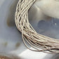 Carolyn Pollack Sterling  Silver 25 Strand Liquid Silver 24"-26" Necklace For Women
