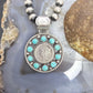 Genuine 1943 90% Silver Mercury Dime Coin w/Mohave Turquoise Unisex Pendant
