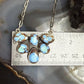 Sterling Silver Southwestern Style Golden Hill Turquoise 22" Necklace For Women
