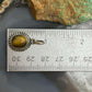 Sterling Silver Southwestern Style Oval Tiger's Eye Decorated Charm/Pendant For Women
