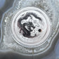 2012 Year Of The Dragon Australia 2 Ounces .999 Fine Silver Round Encapsulated.