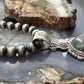 Sterling Silver Southwestern Style Oval Ruby Zoisite Decorated Pendant For Women