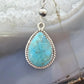 Sterling Silver Southwestern Style Turquoise 20"-22" Navajo Pearl Lariat Necklace For Women