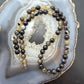 Sterling Silver Southwestern Style 8mm Smoky Quartz Beads 20" Necklace For Women