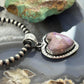 Sterling Silver Southwestern Style Phosphosiderite Heart Pendant For Women