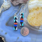 Starllie & Sheryl Edaakie Sterling Silver Multistone Inlay Dangle Earrings For Women #6