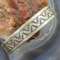 J J Otero Native American Sterling Silver Stamped Unisex Stackable Bracelet #1