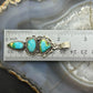 Sterling Silver Southwestern Style 3 Sonora Gold Turquoise Decorated Pendant For Women #4