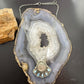 Sterling Silver Southwestern Style 1942 Mercury Dime & Golden Hill Turquoise Necklace For Women