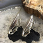 Carolyn Pollack Sterling Silver Detailed Feather Post Earrings For Women