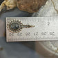 Sterling Silver Southwestern Style Oval Labradorite Decorated Charm/Pendant For Women