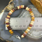 Sterling Silver Mokaite Jasper Beads 8" Bracelet For Women