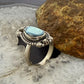 Sterling Silver Southwestern Style Golden Hill Turquoise Adjustable Ring For Women #2
