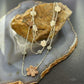 Carolyn Pollack Sterling Silver, Copper, MOP Flower 15"-18" Necklace For Women