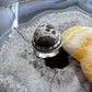 Sterling Silver Southwestern Style Teardrop Asteroid Jasper Ring Size 9.5 For Women