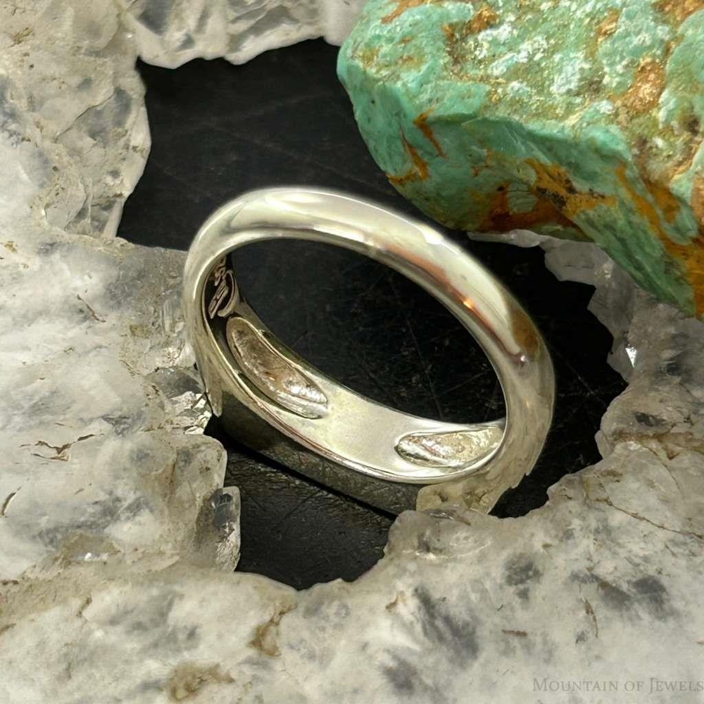 Carolyn Pollack Sterling Silver Chip Inlay Lapis & Turquoise Ring For Women