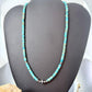 Sterling Silver Turquoise and Navajo Pearl Beads 17" Necklace For Women