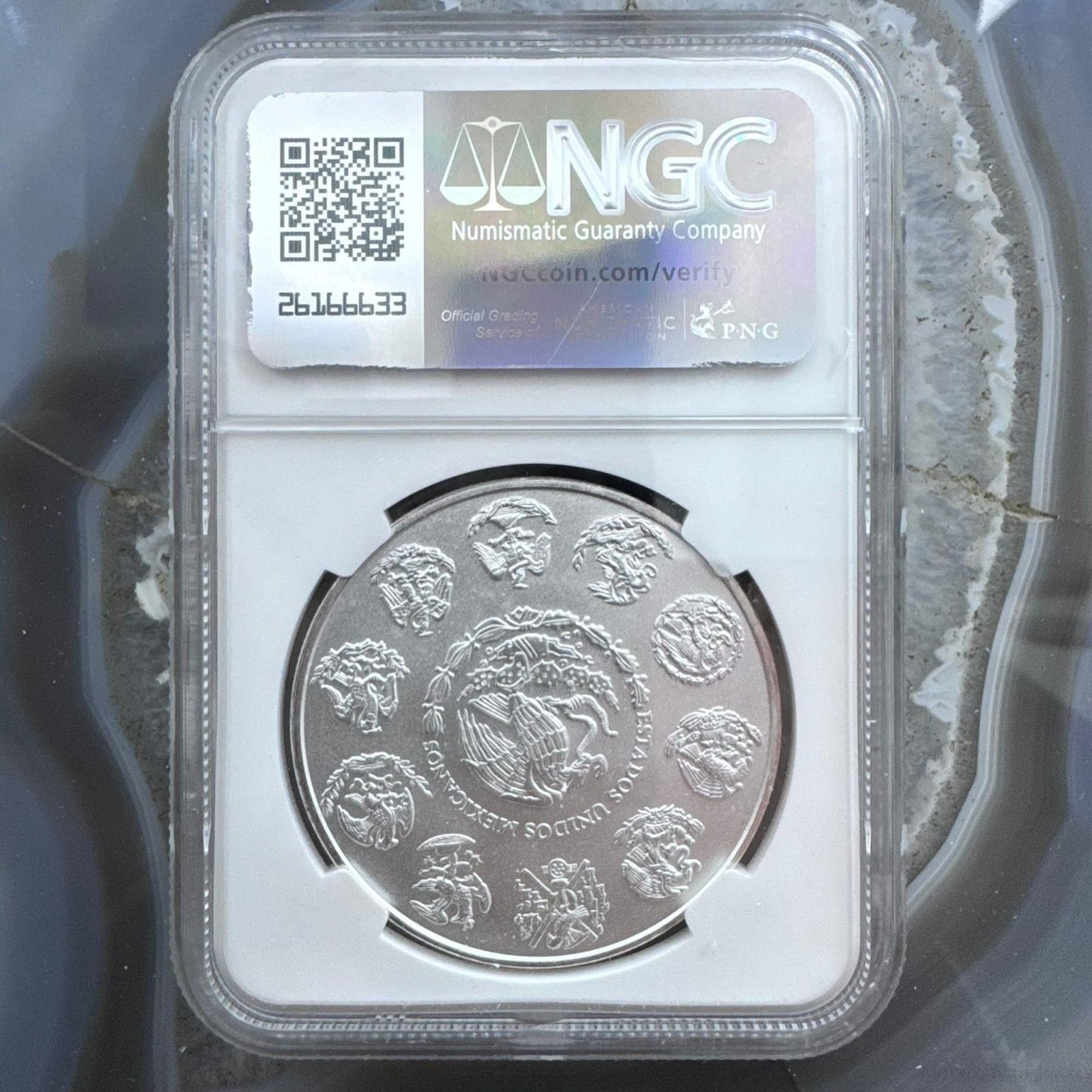2011 Mexico One Ounce .999 Fine Silver NGC MS69 #015 SO NICE