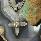 Sterling Silver Southwestern Style Rounded Wild Horse Unisex Zia Pendant #1
