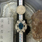 Carolyn Pollack Sterling Silver Faceted London Blue Topaz Decorated Ring For Women