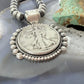 1944 Genuine 90% Silver US Walking Liberty Half Dollar Decorated Unisex Pendant