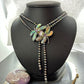 Carolyn Pollack Southwestern Style Sterling Silver Abalone Dragonflies Necklace For Women