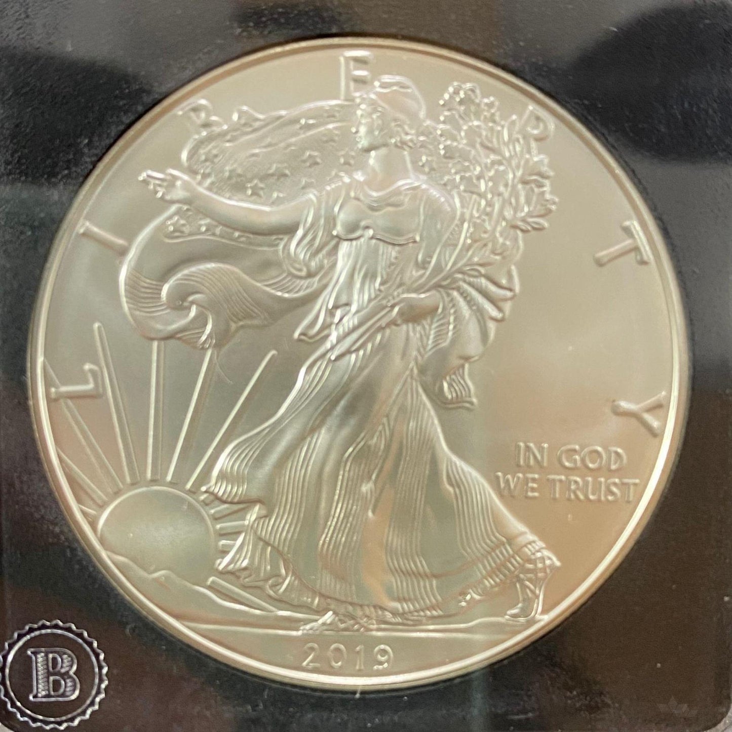 2019 US American Silver Eagle Mint Slab Coin #BA17-00170-036