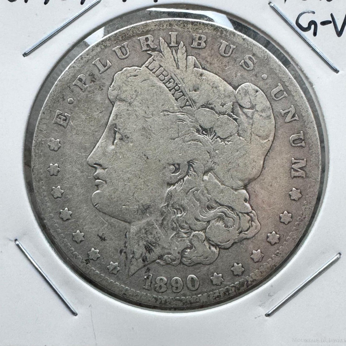 1890-O US 90% Morgan Silver Dollar G-VG #61424-7GO