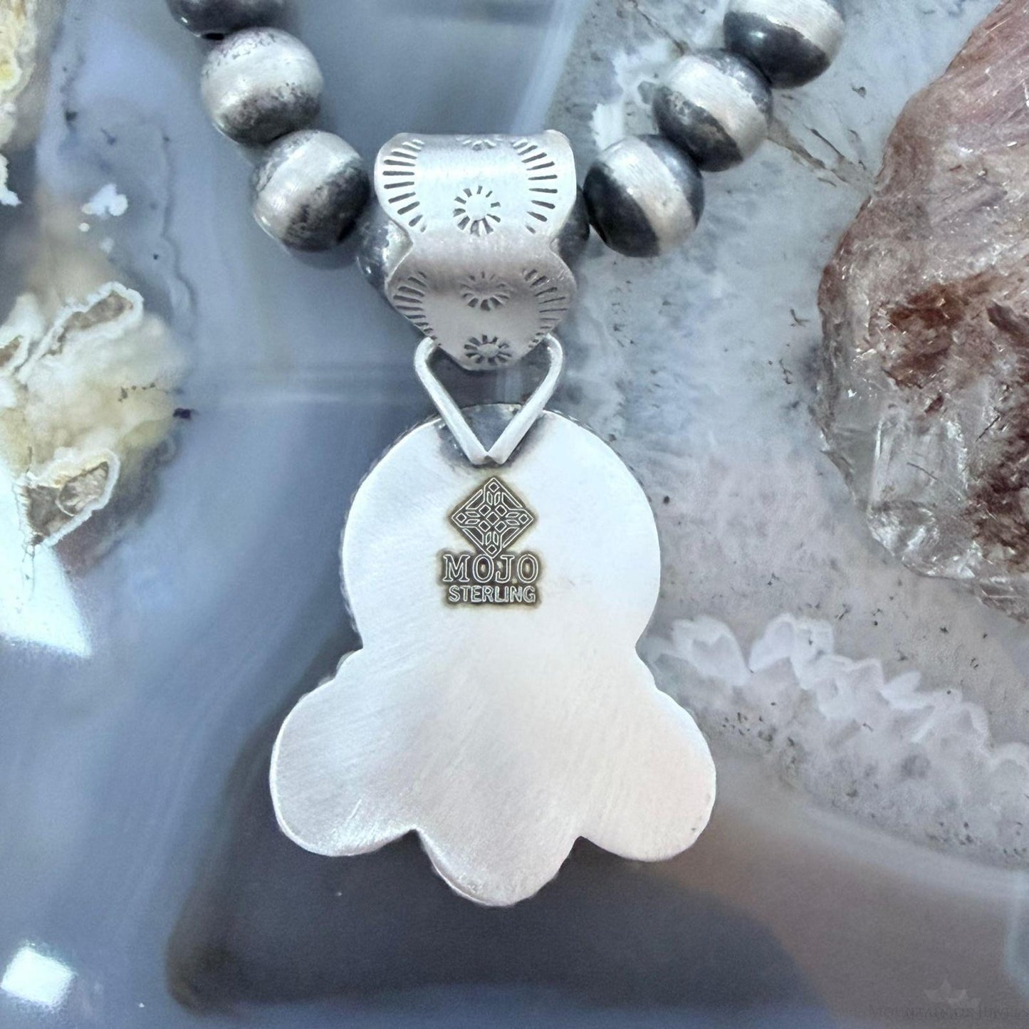 Genuine 1944 Silver 90% Silver Mercury Dime Coin Mohave Turquoise Unisex Sterling Silver Pendant