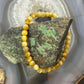 Sterling Silver 6mm Gold Tiger's Eye Beads Bracelet For Women
