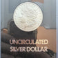 1884-CC US 90% Morgan Silver Dollar Uncirculated COA Box #84255063
