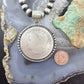 Genuine 90% Silver 1897 US Morgan Dollar Decorated Unisex Pendant