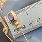 14K Yellow Gold 1963 Immaculate Collage Amethyst Pin Collectible Item