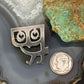 Charles Mik Stousland Sterling Silver Modernist Owl Brooch Pin
