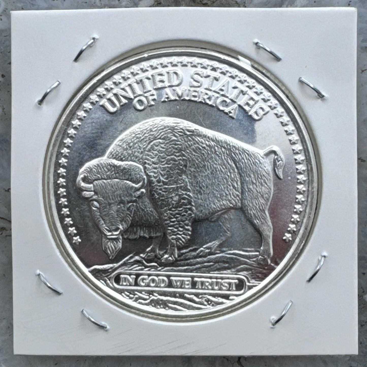 US One Troy Ounce of .999 Silver Bullion BU #61425-8OH