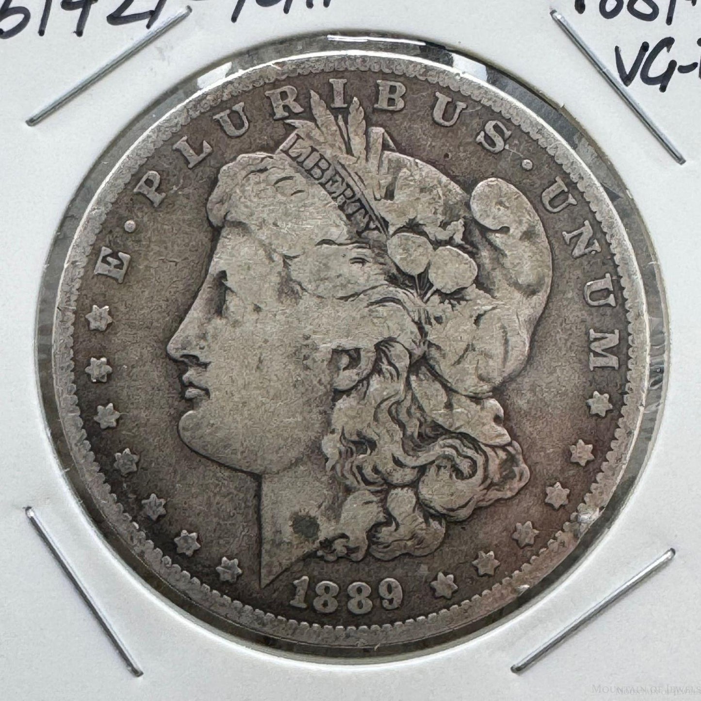 1889-O US 90% Morgan Silver Dollar VG-F #51424-7GH