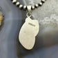 Sterling Silver Southwestern Style Triangular Golden Hill Turquoise Pendant For Women