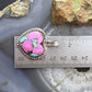 Sterling Silver Southwestern Style Cotton Candy Heart Pendant For Women #3