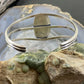 Native American Sterling Silver Oval Spiny Oyster Split Shank Bracelet For Women