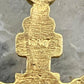 14K Yellow Gold Decorated Cross Unisex Pendant
